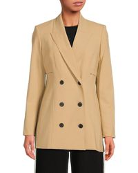 DKNY - Double-Breasted Blazer - Lyst