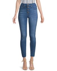 Madewell Mid-rise Ankle Skinny Jeans - Blue