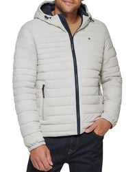 Tommy Hilfiger - Stretch Poly Hooded Packable Jacket - Lyst