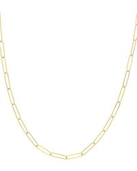 Gold Paperclip Chain Necklaces for 