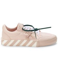 Off-White c/o Virgil Abloh Off-whitetm Low Vulcanized Canvas Trainer - Pink