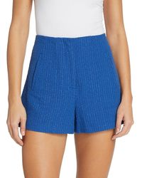 Veronica Beard - Jazmin Cotton-Blend Tweed High-Waist Shorts - Lyst