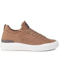 Steve Madden - Plato Perforated Platform Sneakers - Lyst