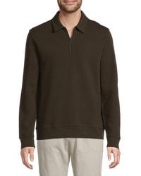 Vince - French Terry Zip Up Pullover - Lyst