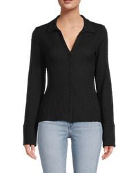 French Connection - Tash Textured Top - Lyst