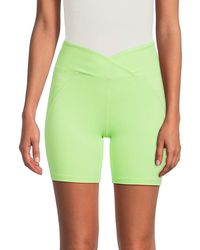Year Of Ours Ribbed Biker Shorts - Green