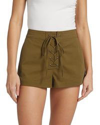 A.L.C. - A. L.c. Leon Lace-up Relaxed Shorts - Lyst