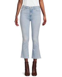 7 For All Mankind - High Waist Slim Kick Flare Jeans - Lyst