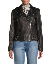 FRAME Moto Leather Jacket - Black