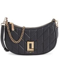 Karl Lagerfeld - Lafayette Quilted Leather Crossbody Bag - Lyst
