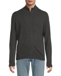 Saks Fifth Avenue - 100% Cashmere Full Zip Sweater - Lyst