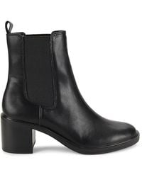 Saks Fifth Avenue - Chloe 55mm Stacked Heel Ankle Boots - Lyst