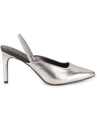 Karl Lagerfeld - Grier 89Mm Slingback Pumps - Lyst