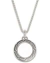 John Hardy - Id & Enamel Pendant Necklace - Lyst