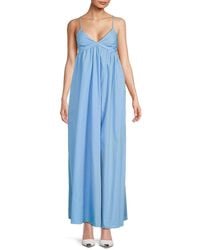 Susana Monaco - Poplin Cotton A-Line Maxi Dress - Lyst