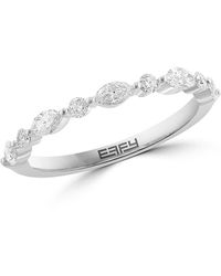 Effy - 18K & 0.52 Tcw Diamond Ring - Lyst