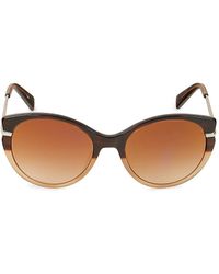 Longchamp 54mm Cat Eye Sunglasses - Multicolour