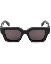 Off-White c/o Virgil Abloh - Virgil 50Mm Solid Lens Square Plastic Sunglasses - Lyst