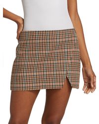 A.L.C. - A. L.c. Rylee Houndstooth Wool Skirt - Lyst
