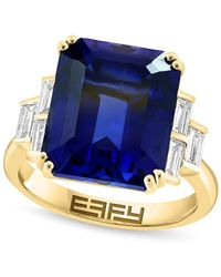 Effy - 14K, Lab Grown & Lab Grown Diamond Ring - Lyst