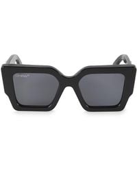 Off-White c/o Virgil Abloh - Catalina 55Mm Solid Lens Square Plastic Sunglasses - Lyst