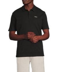 Karl Lagerfeld - Logo Cotton-Blend Polo Shirt - Lyst