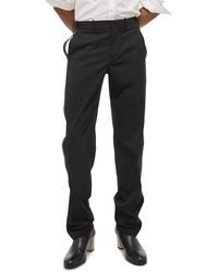 Helmut Lang - Straight Leg Virgin Wool Trousers - Lyst