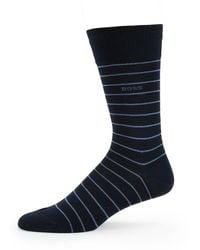 BOSS - Brad Striped Socks - Lyst