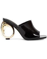 Lady Couture - Jloo Circular Metallic Heel Sandals - Lyst
