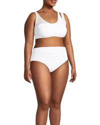 Catherine Malandrino Mesh 2-piece Bikini Set - White
