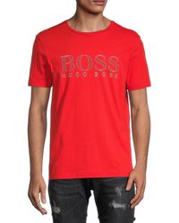 BOSS by HUGO BOSS Short sleeve t-shirts for Men - Up to 59% off | Lyst