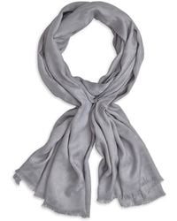 DKNY - Logo Pashmina Scarf - Lyst