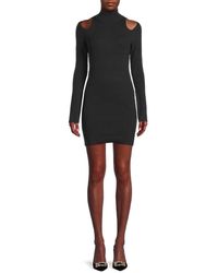 French Connection - Lydia Ribbed Knit Bodycon Dress - Lyst