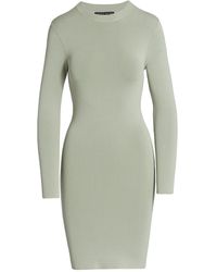 alice olivia estelle fitted minidress