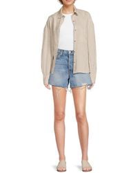 Saks Fifth Avenue - 100% Linen Oversized Shirt - Lyst