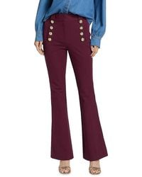 10 Crosby Derek Lam - Robertson Buttoned Flare Trousers - Lyst