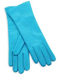 Portolano - 11" Long Cashmere-lined Leather Gloves - Lyst