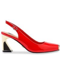 Ninety Union - 64Mm Loraine Curved Heel Slingback Pumps - Lyst