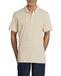 Blend - Eames Printed Cotton Polo Shirt - Lyst