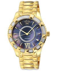Gv2 - Venice 38.5Mm Ip Goldtone Stainless Steel & Diamond Bracelet Watch - Lyst