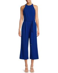 Tommy Hilfiger - Belted Cropped Jumpsuit - Lyst