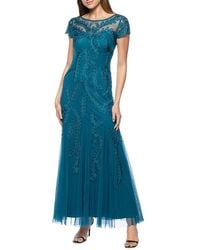 Marina - Cap Sleeve Mermaid Gown - Lyst