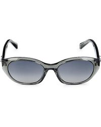 Swarovski - 53mm Crystal Oval Sunglasses - Lyst