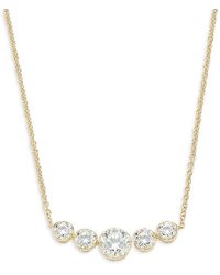 Saks Fifth Avenue - 14K & 0.95 Tcw Lab-Grown Diamond Necklace - Lyst