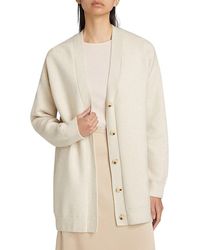 Vince - Oversized Double-Knit Wool-Cashmere Cardigan - Lyst
