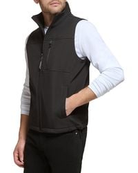 Calvin Klein - Mock Turtleneck Zip Up Vest - Lyst