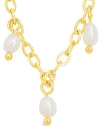 Sterling Forever - Dottie 14k Goldplated & Faux Pearl Necklace - Lyst