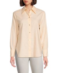 Vince - Linen-Blend Relaxed Shirt - Lyst