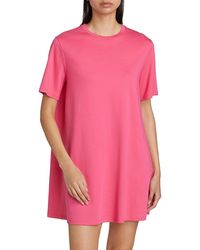 Theory - Cotton T-Shirt Minidress - Lyst