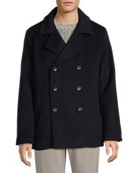Vince - Double-breasted Wool-blend Peacoat - Lyst